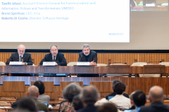 Roberto Di Cosmo, Tawfik Jelassi, Bruno Sportisse